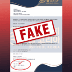 Avviso di frode: tentata frode in Corea del Sud